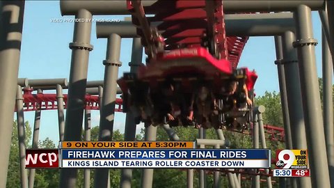 Firehawk fans: This weekend is your last chance to fly at Kings Island