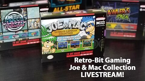 Retro-Bit Gaming Joe & Mac Collection for the SNES/Clone Console - Livestream Archive