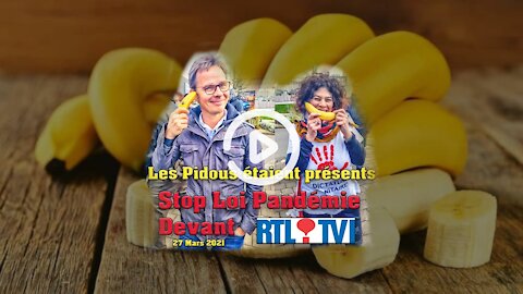 Stop Loi Pandémie Devant RTL-TVI