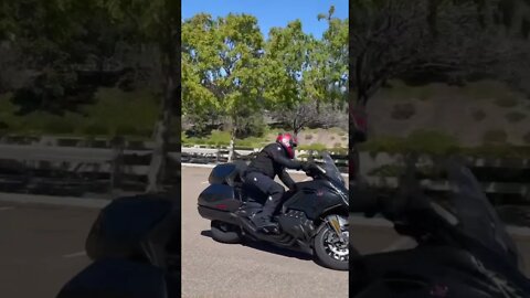 Tight Turns On A DCT Gold Wing