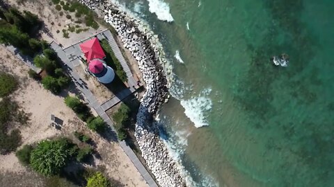 Crisp Point Lighthouse & Little Lake Harbor