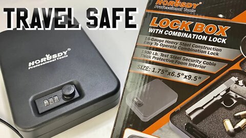 HORUSDY Combination Lock Travel Safe Lockbox Review