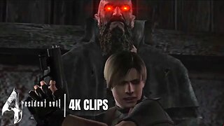 All Cutscenes Featuring The Village Chief (The Big Cheese) | Resident Evil 4 | 4K Clips