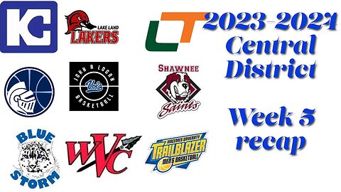 2023-2024 NJCAA Central District week 5 recap