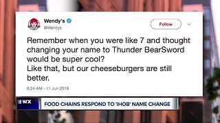 Burger King and Wendy's troll IHOb on social media after name change