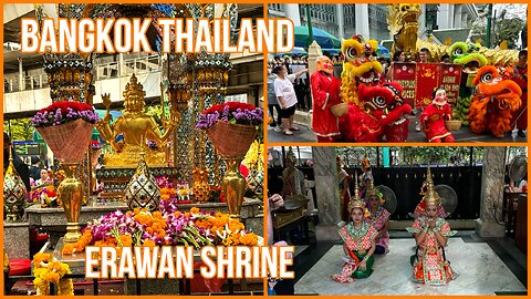 Erawan Shrine - Bangkok Thailand - Popular Hindu Shrine