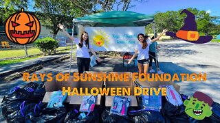 Rays of Sunshine Foundation 2022 Halloween Drive: Brightening lives of our community!