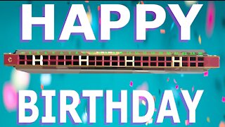 How to Play Happy Birthday on a Tremolo Harmonica with 24 Holes Part II