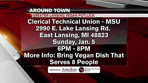 Around Town - Greater Lansing Vegan Potluck - 1/1/20