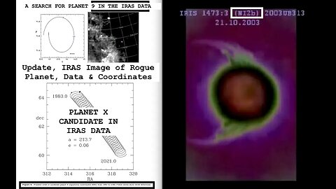 Update, IRAS Image of Rogue Planet & Coordinates at Edge of Solar System