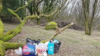 Wandering off to get the GoPro. Reddacleave campsite. Dartmoor 26th March 2023