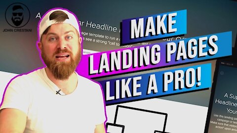 How To Create A Landing Page like a pro John Crestani Afilliate Marketing