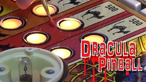 If I Can Repaint The Playfield On This Old Stern DRACULA Pinball Machine, We'll Try To Play It!