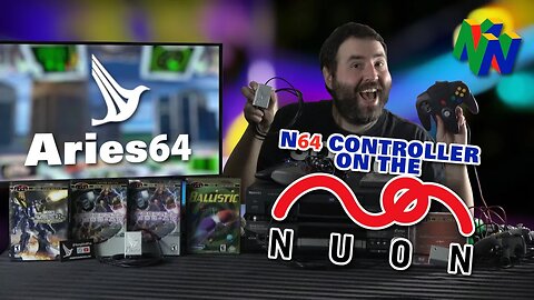 Using N64 Controllers on the Nuon - Aries64 - (Yes, Really) - Adam Koralik