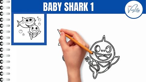 HOW TO DRAW | BABY SHARK 1 | VERY EASY