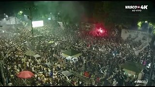 Bahia x Vasco | Vascaínos comemorando o gol do Vasco contra o Bahia na Barreira