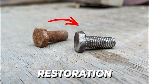 🛠️Restoration of an old rusty Bolt|Restoration of a bolt| АSМR