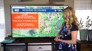Weekend construction across the Valley May 29-Jun1
