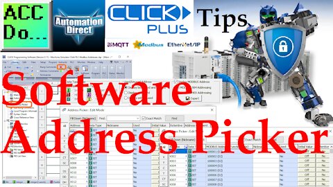 Click PLC Software Address Picker