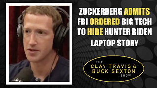 Zuckerberg Admits FBI Ordered Big Tech to Hide Hunter Biden Laptop Story