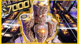 🍀Lady Lucky🍀& I will turn a $7,000 Win Into $17,000 CASH WIN! High Risk Coin Pusher *New Game*