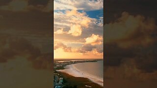 Beautiful beach sunset #shorts #nature #sunset