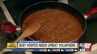 Hospice needs upbeat volunteers to cook in-home meals