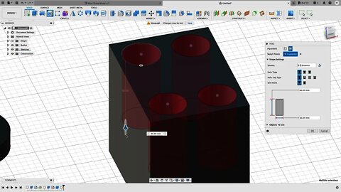 Fusion360 3D Part.5 (Holes). The absolute beginner tutorial help series.