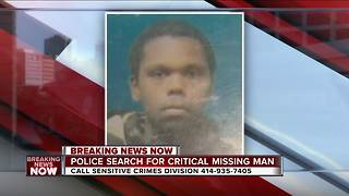 Milwaukee Police looking for critical missing 22-year-old man