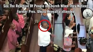 See How People were Surprised on Former Pres. Uhuru Kenyatta's Humility😱😱😱