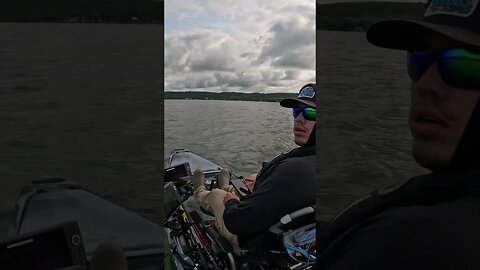 HUGE Musky Swimming with Its Head OUT Of Water!!