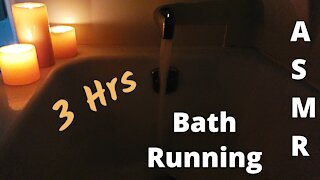 Running Bath Water | 3 Hrs ~ ASMR ~