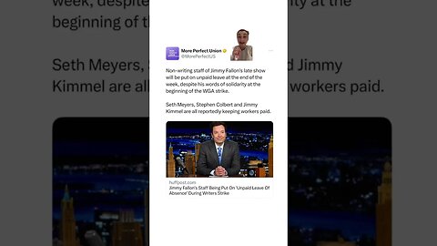 Jimmy Fallon Workers On Unpaid Leave