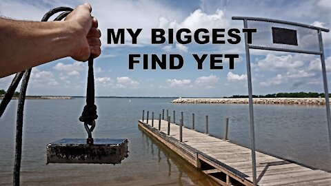 MAGNET FISHING BOAT DOCKS FOR BIG TREASURE