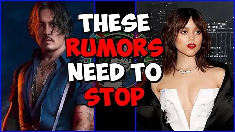 Johnny Depp & Jenna Ortega SPEAK OUT on stupid rumors!