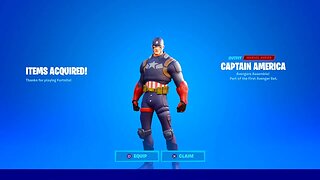 HOW TO GET CAPTAIN AMERICA SKIN IN FORTNITE!