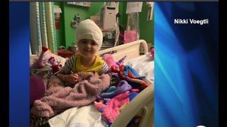 Preslie fights infection in hospital