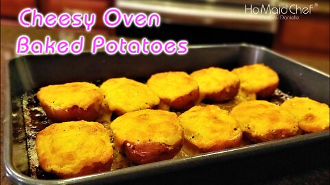 Cheesy Oven Baked Potatoes | Dining In With Danielle