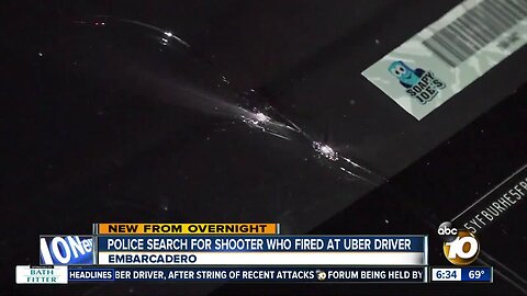 Search on for shooter who opened fire at Uber driver near Embarcadero