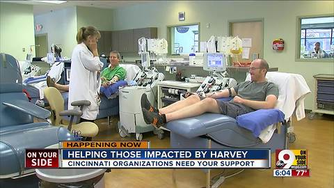 Cincinnati organizations help Hurricane Harvey victims