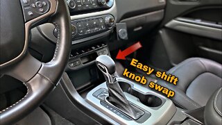 Chevy Colorado to 2019 Blazer Shift Knob Swap (How To)