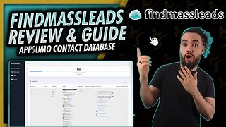 FindMassLeads Review & Guide 🚀 Find Emails & Contact Details Website Technology AppSumo Josh Pocock