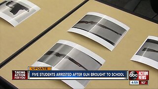 5 students charged after bringing gun to Hernando County school
