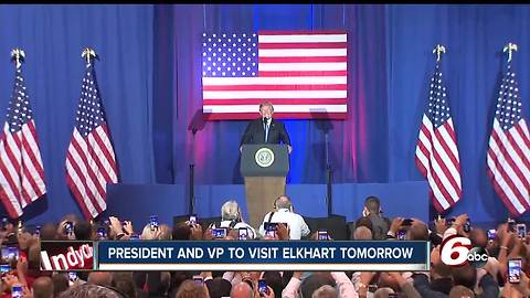 VP Mike Pence to visit Indianapolis after Elkhart event with Trump