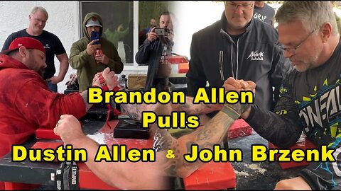 John Brzenk crashes Brandon Allen's practice