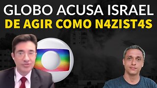 GLOBO chama os judeus de nazistas ao vivo e jornalista é destruído ao pedir "proporcionalidade"