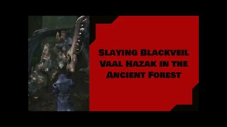 Monster Hunter World: Slaying Blackveil Vaal Hazak in the Ancient Forest