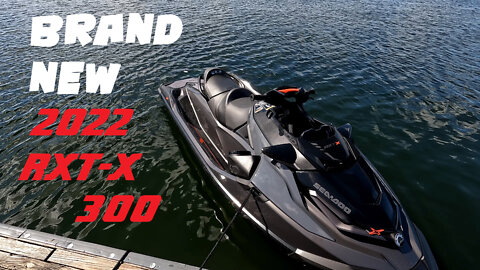 2022 Seadoo RXTX 300 Triple Black Maiden Voyage