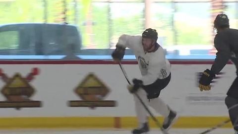 Vegas Golden Knights return to practice at City National Arena