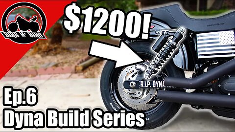 Harley Dyna Build Series Ep.6 - Rear Suspension & Shift Linkage